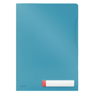 Modré neprůhledné kancelářské desky Leitz Cosy, A4