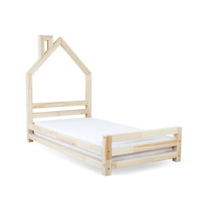 Dětská postel z přírodního smrkového dřeva Benlemi Wally, 90 x 200 cm