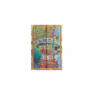 Týdenní diář s magnetickým zavíráním na rok 2022 Paperblanks Monet (Bridge), Letter to Morisot, 10 x 14 cm