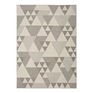 Béžový venkovní koberec Universal Clhoe Triangles, 140 x 200 cm