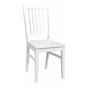 Bílá jídelní židle ze dřeva kaučukovníku Rowico Wittaskar
