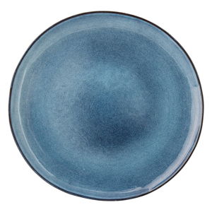 Modrý kameninový mělký talíř Bloomingville Sandrine