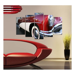 Vícedílný obraz 3D Art Retro Vintage Car, 102 x 60 cm