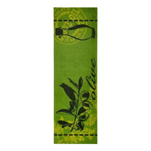 Zelený běhoun Zala Living Olive, 50 x 150 cm