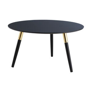 Černý kulatý konferenční stolek ø 80 cm Nostra – Premier Housewares