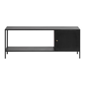 Černá kovová knihovna 120x47 cm Malibu – Unique Furniture