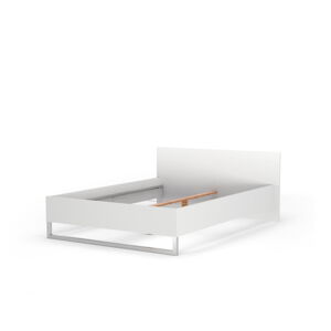 Bílá dvoulůžková postel Tvilum Style, 160 x 200 cm