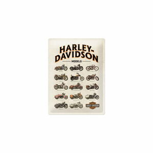 Nástěnná dekorativní cedule Postershop Harley-Davidson Modely