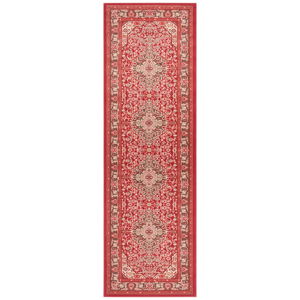 Světle červený koberec Nouristan Skazar Isfahan, 80 x 250 cm
