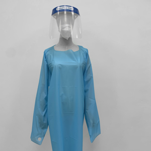 Ochranný oblek 1ks - modrý CPE/PE-C - voděodolný Množství I: 300ks