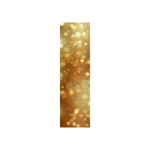 Vánoční běhoun na stůl Gold Shimmer, 40 x 140 cm