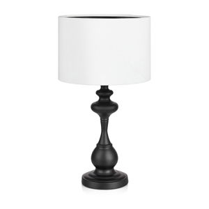 Černo-bílá stolní lampa Markslöjd Connor