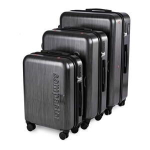 Sada cestovních kufrů 3 ks Graphite – Compactor
