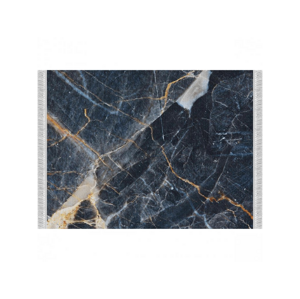 Koberec, tmavě modrý mramor, 120x180, RENOX TYP 1