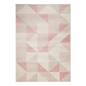 Růžový koberec Flair Rugs Urban Triangle, 100 x 150 cm
