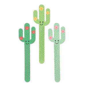 Sada 3 pilníčků na nehty Sass & Belle Cactus