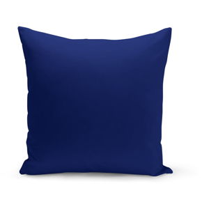 Královsky modrý polštář s výplní Lisa, 43 x 43 cm