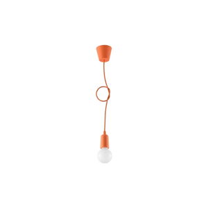 Oranžové závěsné svítidlo ø 5 cm Rene – Nice Lamps