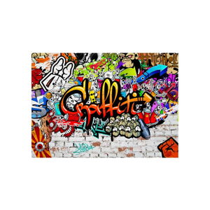 Velkoformátová tapeta Bimago Colourful Graffiti, 300 x 210 cm