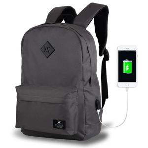 Šedý batoh s USB portem My Valice SPECTA Smart Bag