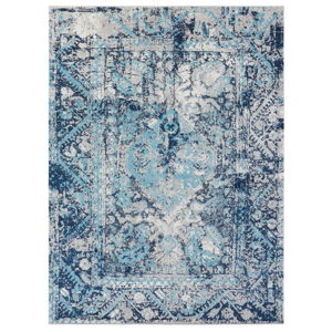 Modrý koberec Nouristan Chelozai, 80 x 150 cm