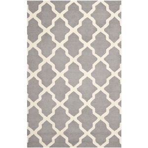 Vlněný koberec Ava Light Grey, 182x274 cm