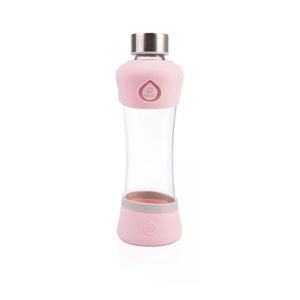 Růžová skleněná láhev z borosilikátového skla Equa Active Berry, 550 ml