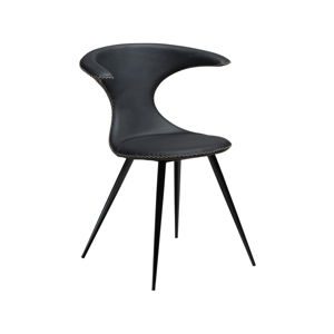 Černá kožená židle DAN-FORM Denmark Flair