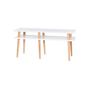 Bílý konferenční stolek Ragaba Mugo, délka 119 cm