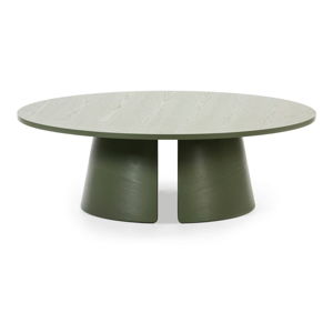 Zelený konferenční stolek Teulat Cep, ø 110 cm