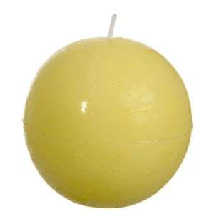 Žlutá svíčka J-Line Ball