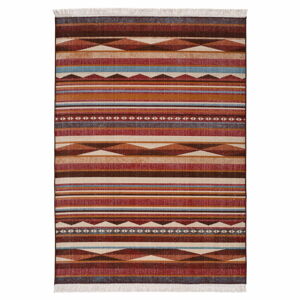 Červený koberec Universal Caucas Stripes, 120 x 170 cm