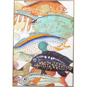 Obraz Kare Design Touched Fish Meeting II., 100 x 75 cm