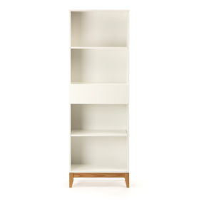 Bílá knihovna 62x180 cm Blanco - Woodman
