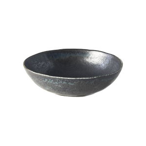 Černá oválná keramická miska MIJ BB, ø 17 x 15 cm