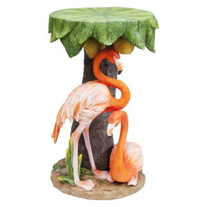 Designový odkládací stolek Kare Design Animal Flamingo, ø 36 cm