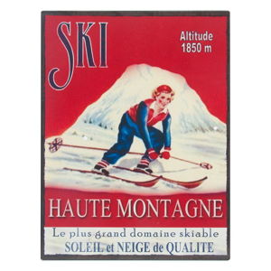 Nástěnná cedule Antic Line Ski, 25 x 33 cm
