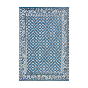 Modro-krémový venkovní koberec NORTHRUGS Royal, 160 x 230 cm