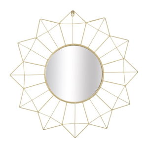 Nástěnné zrcadlo ve zlaté barvě Mauro Ferretti Soleado, ⌀ 60 cm