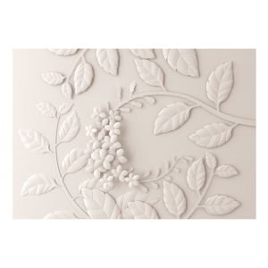 Velkoformátová tapeta Artgeist Creamy Paper Flowers, 200 x 140 cm