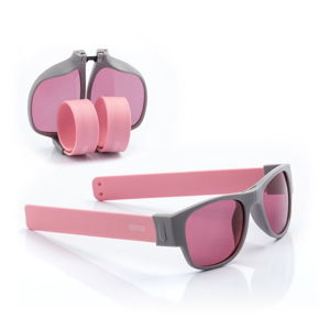 Růžové sluneční srolovatelné brýle InnovaGoods Sunfold PA1