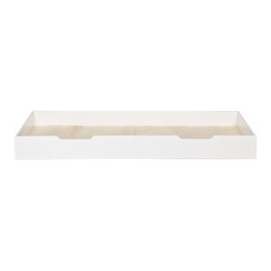 Bílá spodní zásuvka pro postel WOOOD Nikki, 200 × 90 cm
