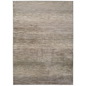 Šedý koberec z viskózy Universal Belga Beigriss, 100 x 140 cm