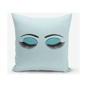 Modrý povlak na polštář Minimalist Cushion Covers Lash, 45 x 45 cm