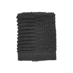 Antracitově šedý bavlněný ručník 30x30 cm Classic - Zone