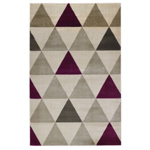 Béžový koberec Floorita Roma Violet, 80 x 150 cm