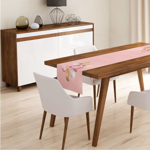 Běhoun na stůl Minimalist Cushion Covers Pink Ballon, 140 x 45 cm