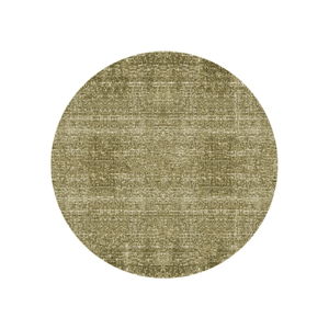 Zelený bavlněný koberec PT LIVING Washed, ⌀ 150 cm