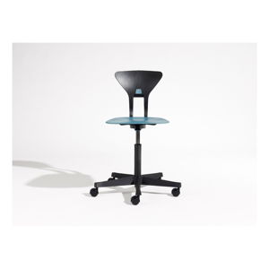 Modro-černá dětská otočná židle na kolečkách Flexa Ray