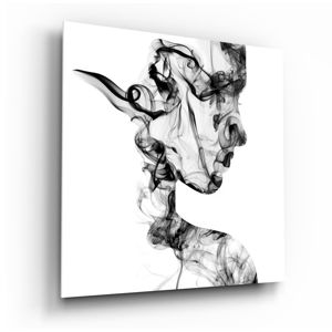 Skleněný obraz Insigne Smoke Silhouettes, 40 x 40 cm